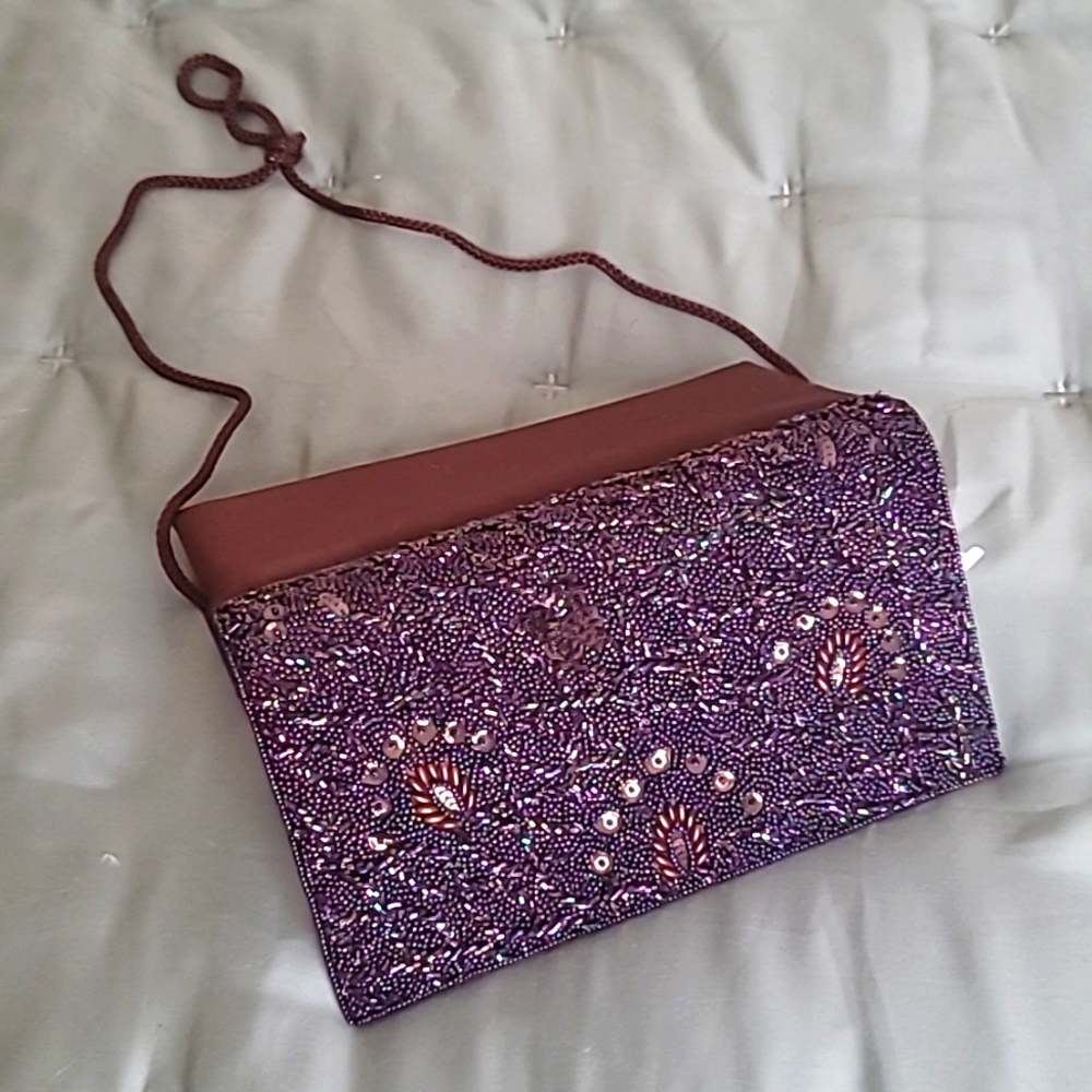 Vintage Formal Beaded Clutch